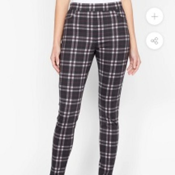 Sanctuary Pants – Plaid, Size S Petite, Inseam 24.5 - Picture 2 of 5